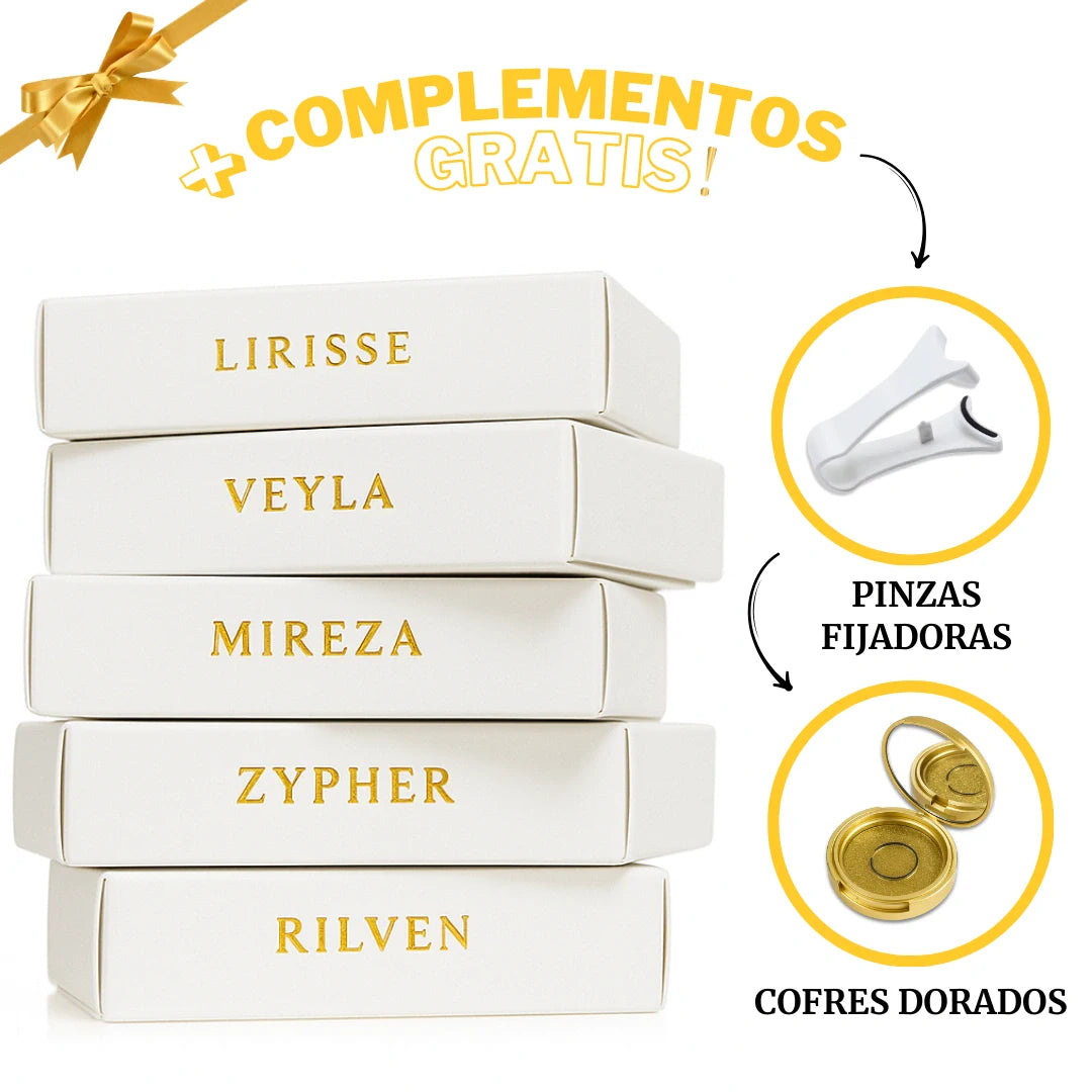 Pestañas Magnéticas Reutilizables Efecto 3D