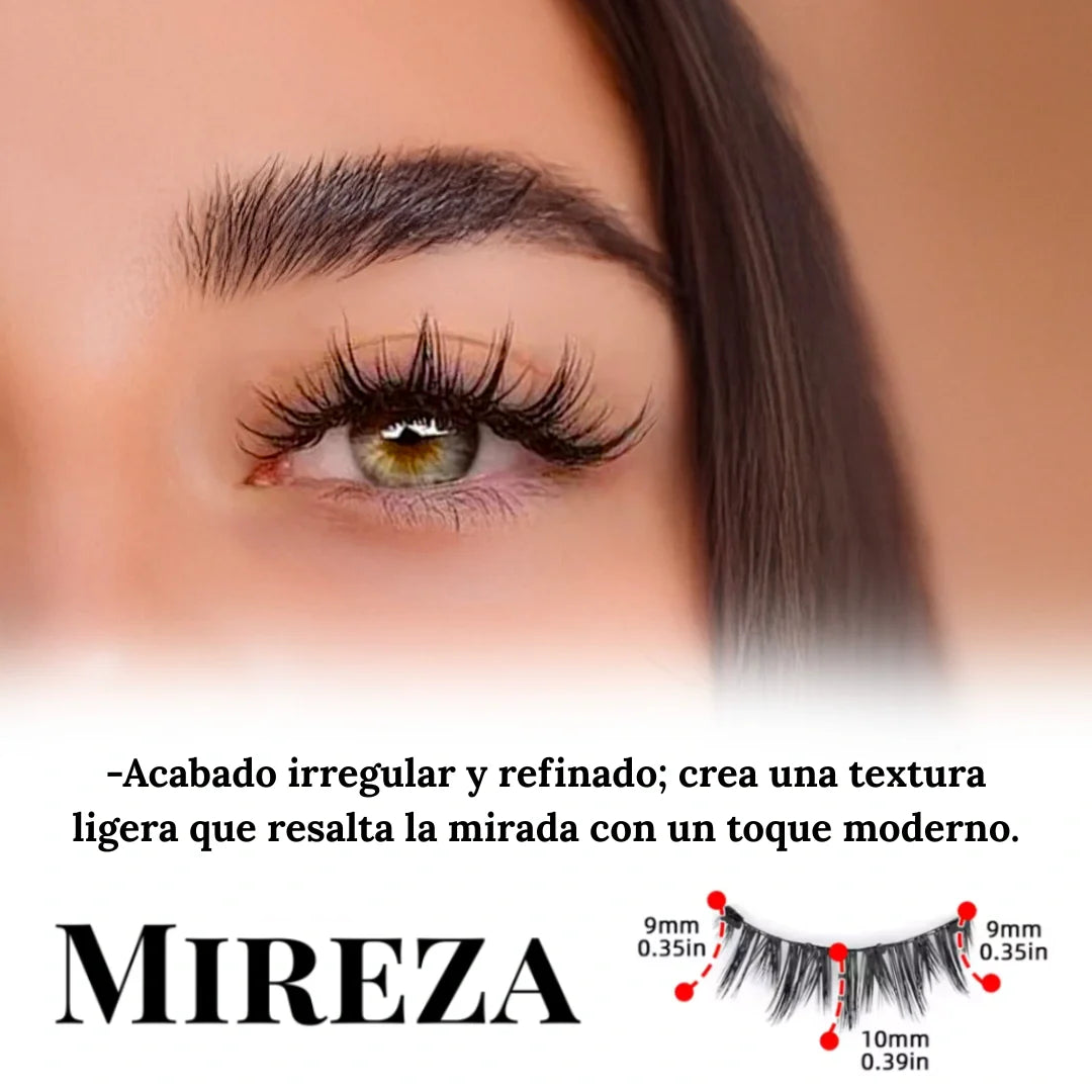 Pestañas Magnéticas Reutilizables Efecto 3D