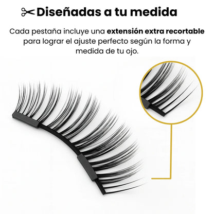 Set de Pestañas Magnéticas Efecto Natural